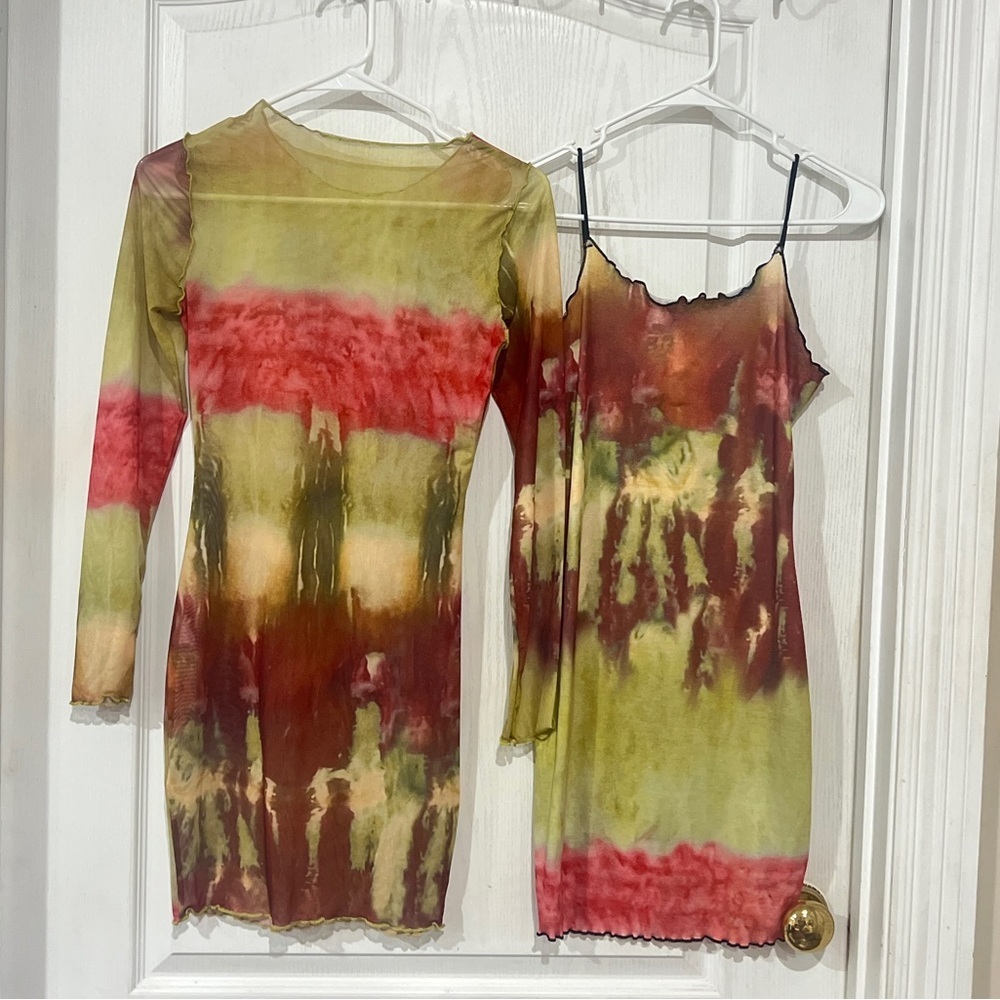 FINAL PRICE Y2K Two Piece Dress Set